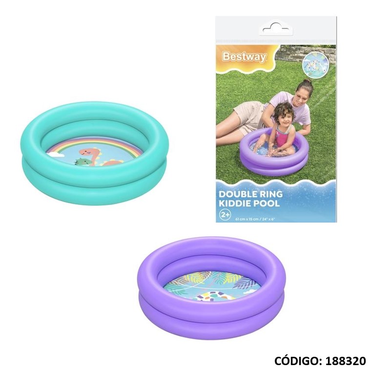 Pileta inflable bestway 2 aros 61cm