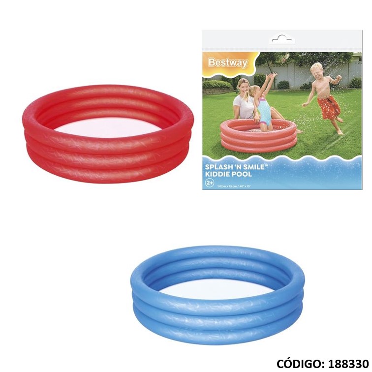 Pileta inflable bestway 3 aros 1.02