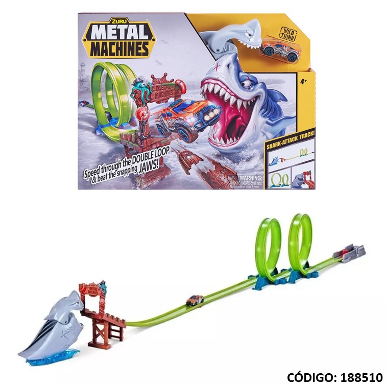 Juegos imp. sud. metal machines shark 6760