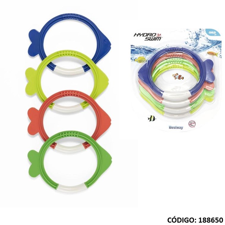 Juegos bestway peces disco p/ buceo