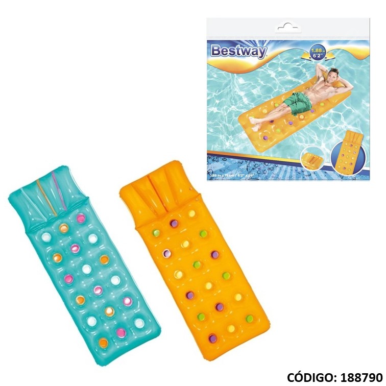 Colchoneta inflable bestway colors