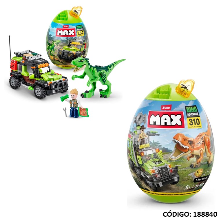 Juegos imp. sud. max dino raptor force 252piezas