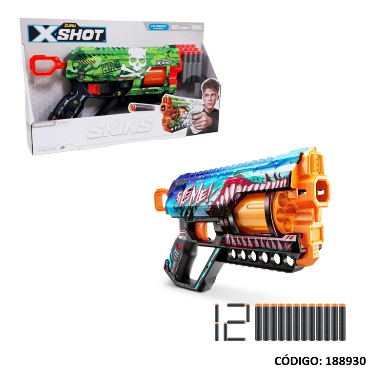 Juegos imp. sud. x-shot skins griefer