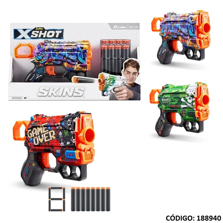 Juegos imp. sud. x-shot skins menace