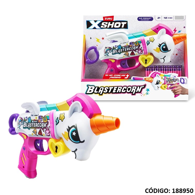Juegos imp. sud. x-shot blastercorn