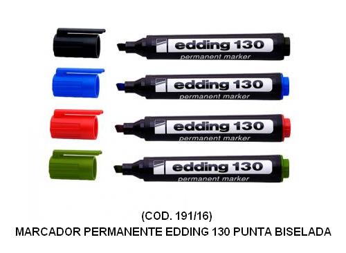 Marcador edding 130 permanente chato