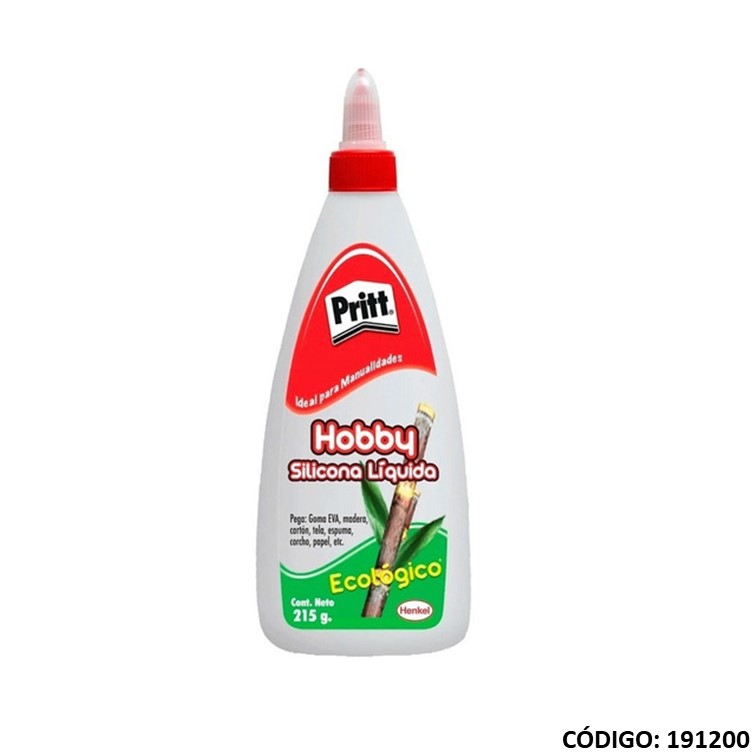 Adhesivo silicona líquido pritt 215 g