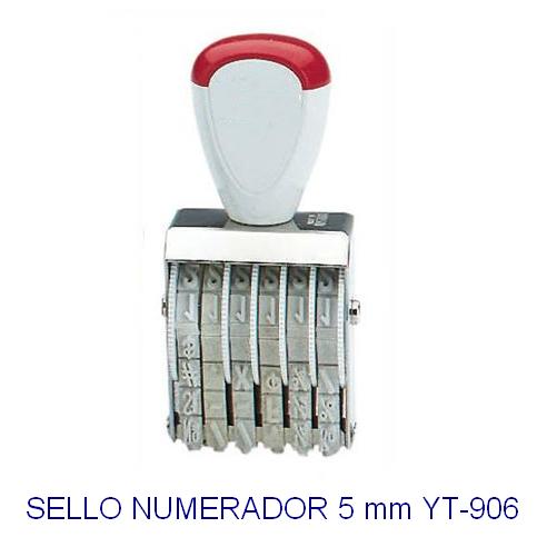 Sello numerador 5mm 840148/yt906