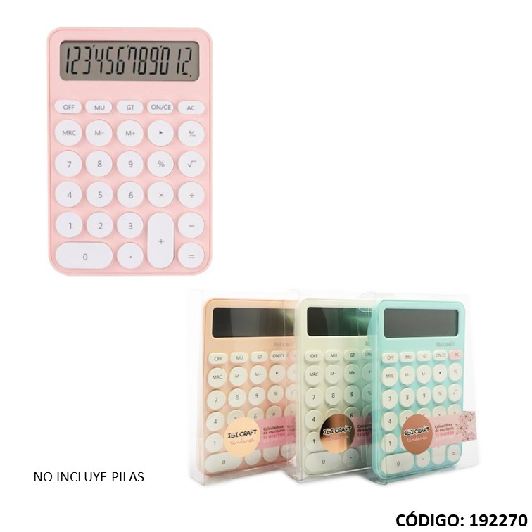 Calculadora ibi craft 12 dig. 73130 vert