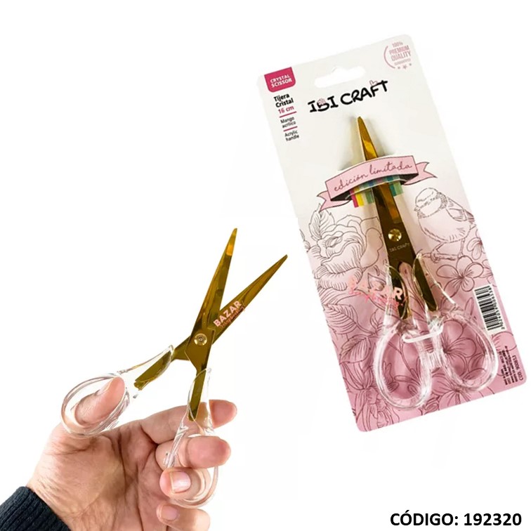 Tijera ibi de precision 16cm cristal