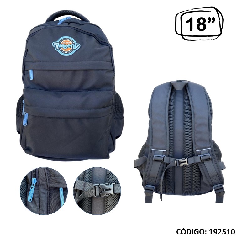 Mochila ibi 18"" tweeny negra