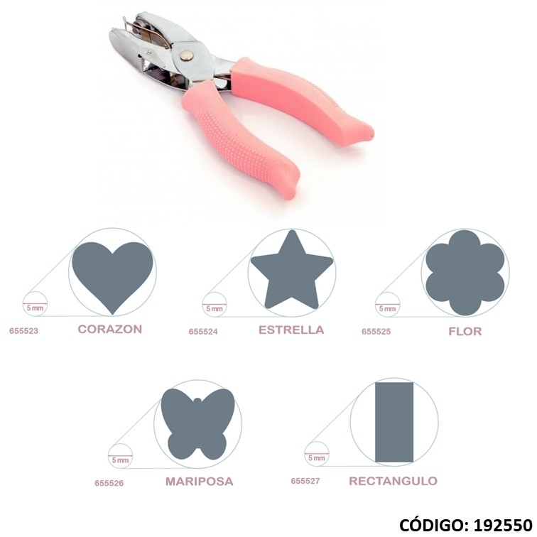 Perfor. fantasia ibi pinza 5mm 655523/4/5/6/7