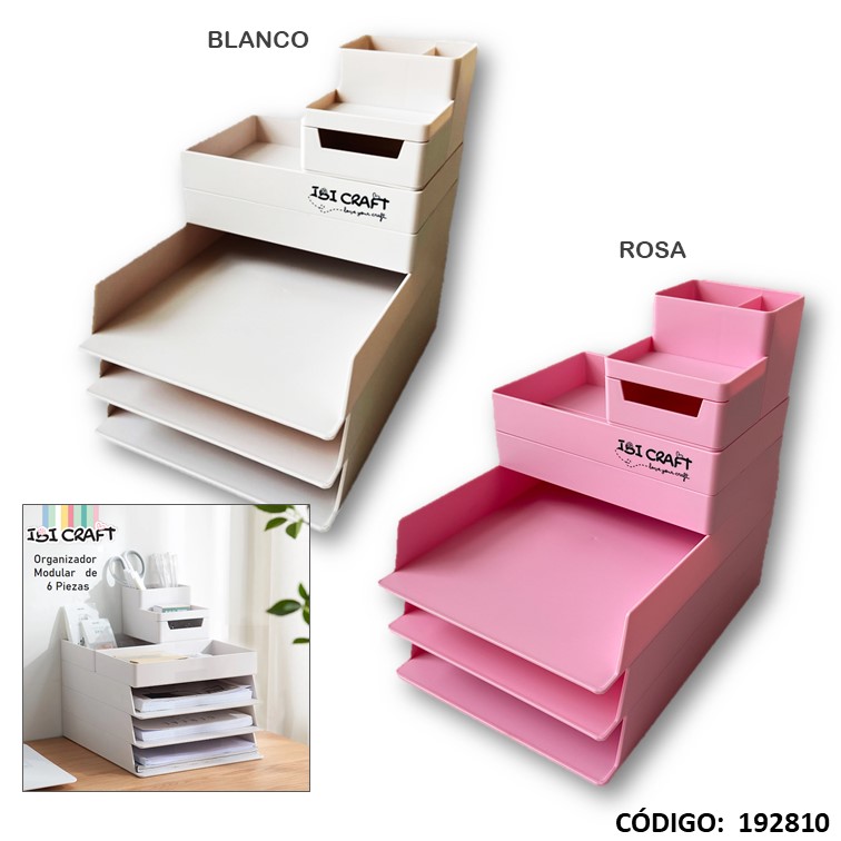 Organizador escritorio ibi set 990700/2/4