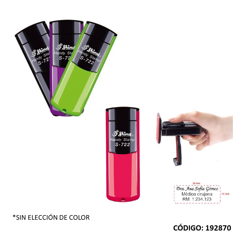 Sello automatico shiny pocket a-722