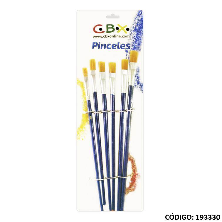 Artículo pinceles cbx linea eco chato