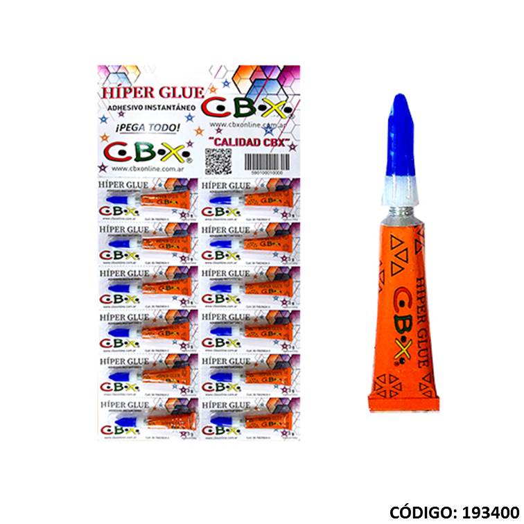 Adhesivo cbx hiper glue 3 g
