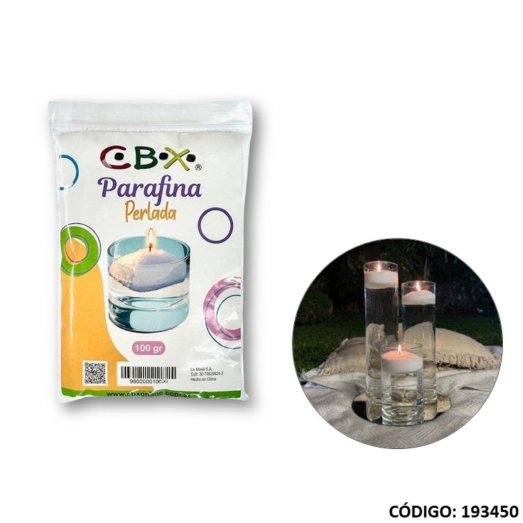 Artículo parafina cbx perlada 100 g