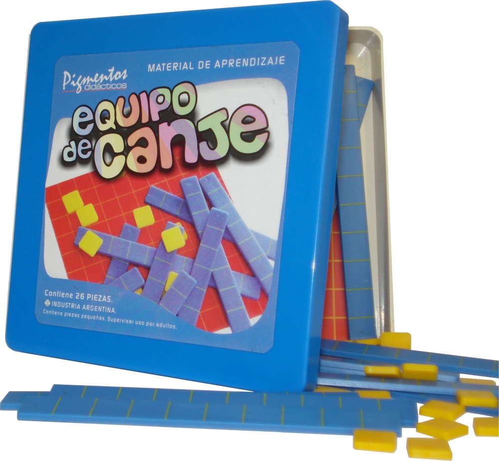 Didáctico equipo de canje pigmentos