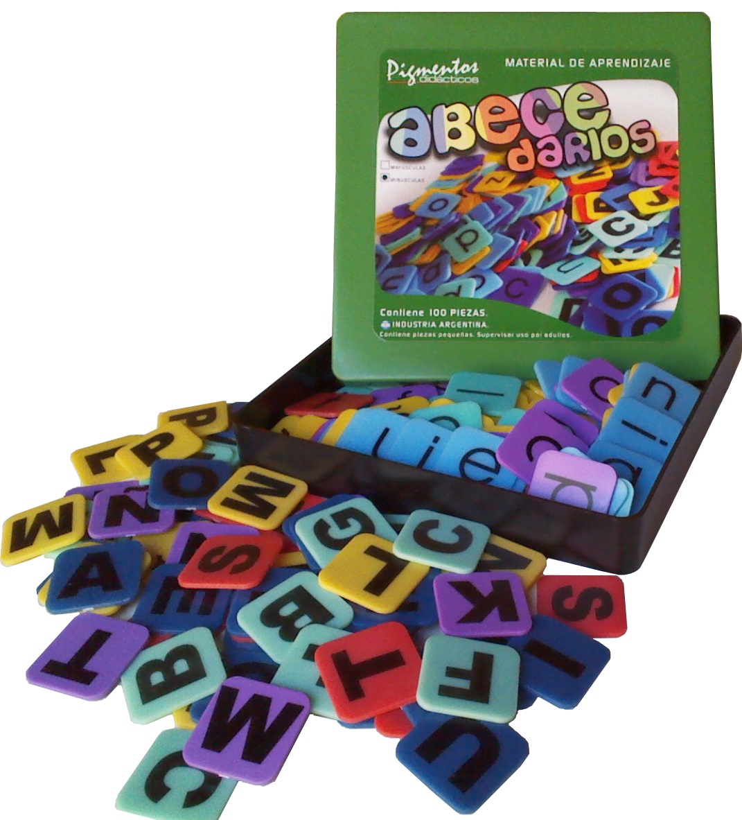 Didáctico abecedario pigmentos
