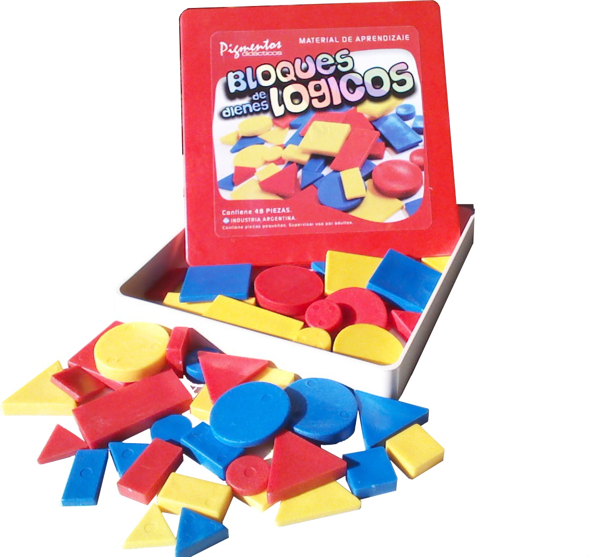 Didáctico bloques logicos pigmentos