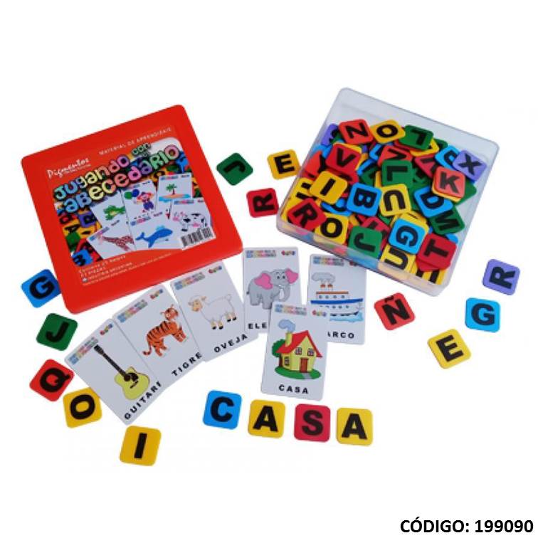 Didáctico jugando con el abc pigmentos