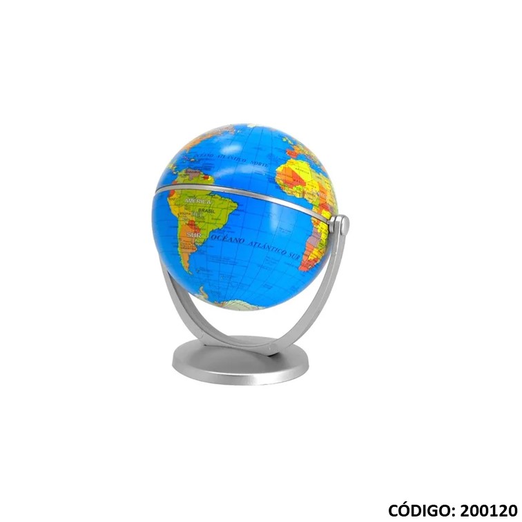 Globo/terr. 10cm. politico plastico 107