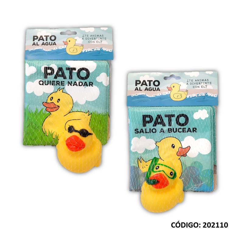 Libro dida pato al agua + juguete -168