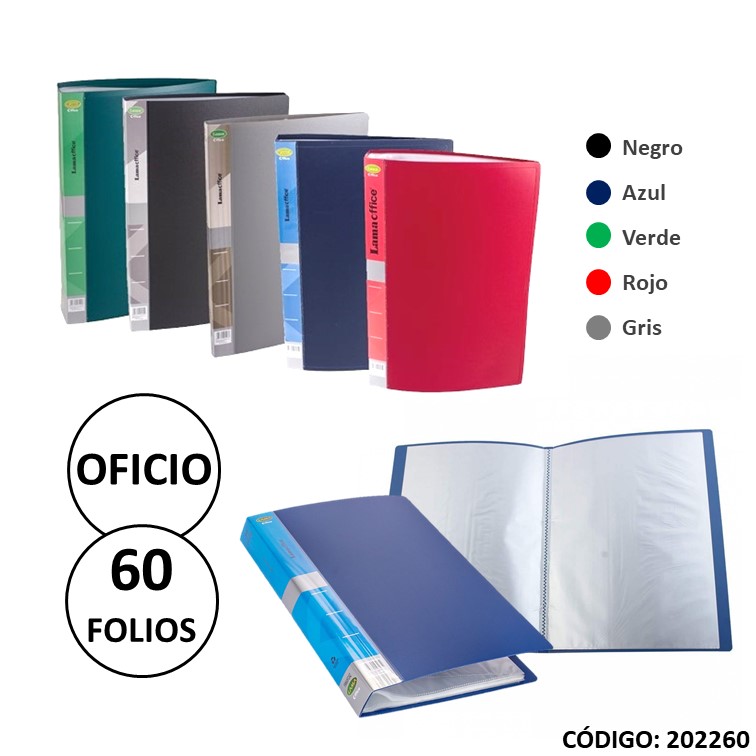 Carpeta polipropileno of 60 folios