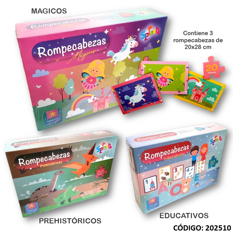 Juegos puzzle a jugar 20piezas 20x28cm
