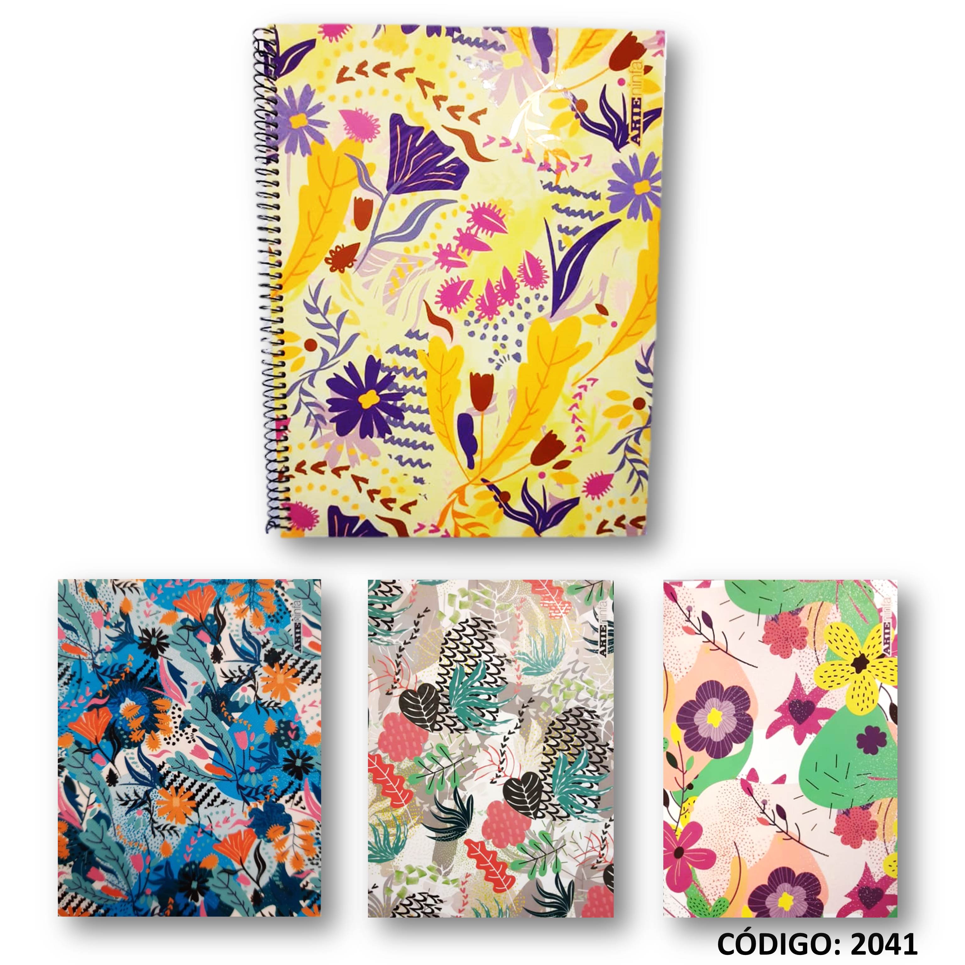Cuaderno a4 semirig. arte ninfa x80h