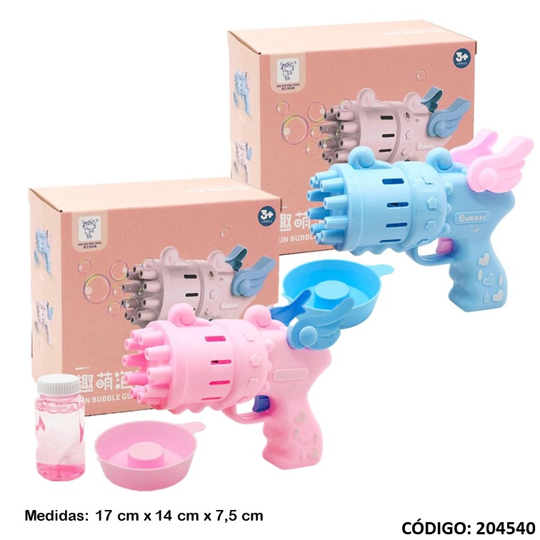 Juegos blower pistola de burbujas