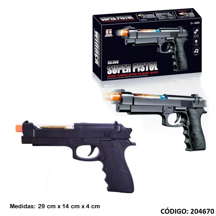 Juegos blower pistola c/luces