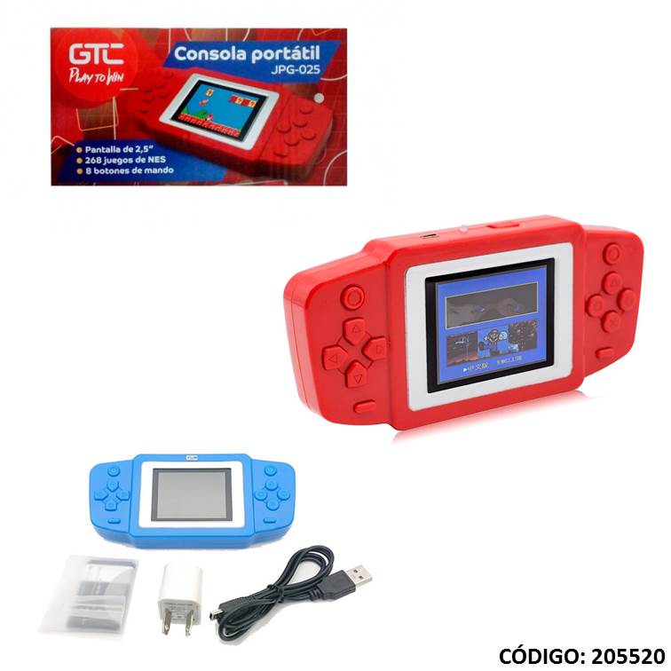 Com consola juegos portatil gtc