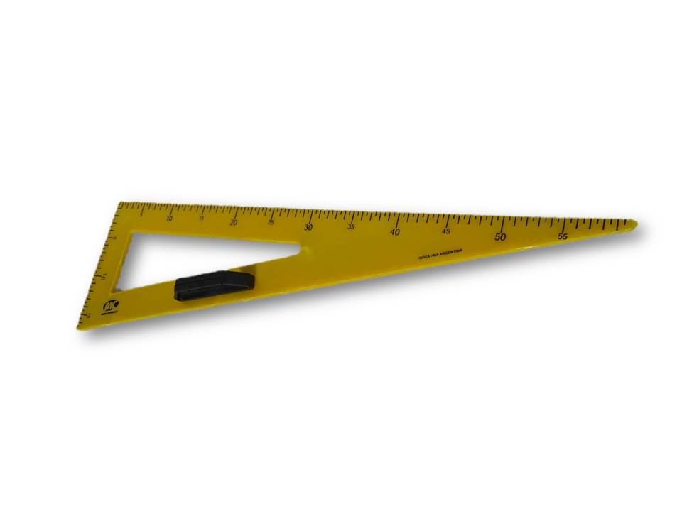 Escua plastica p/pizarra 90º 60x17cm