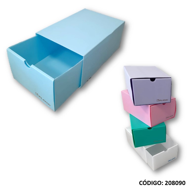 Caja plana organiz. 33x22x14cm corrediza 606