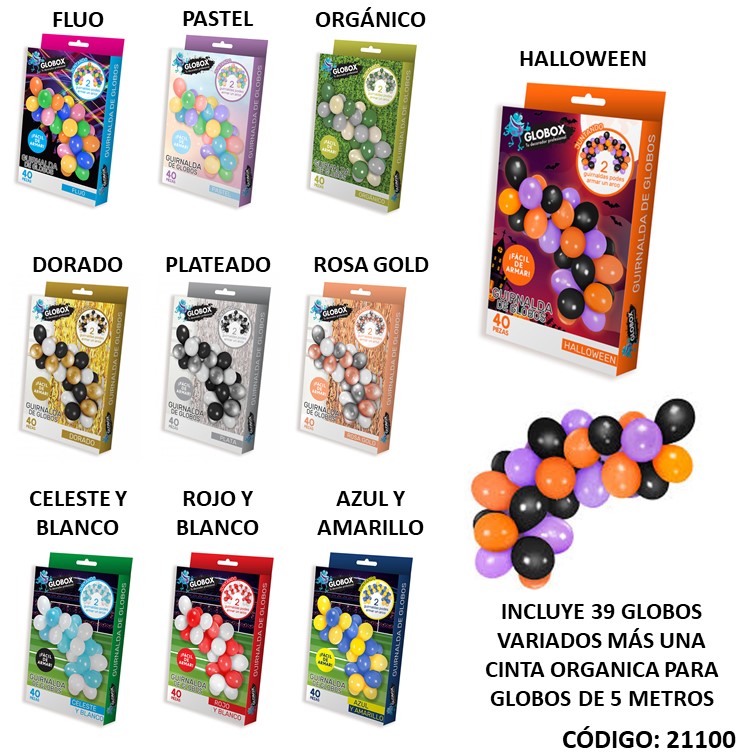 Globo guirnalda globo + cinta