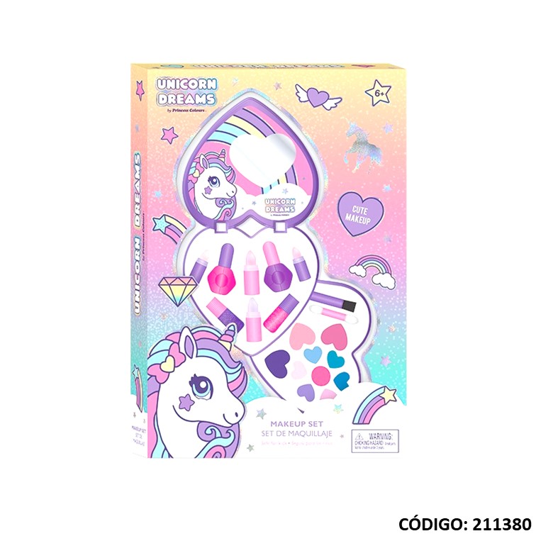 Set maquillaje unicornio 1822