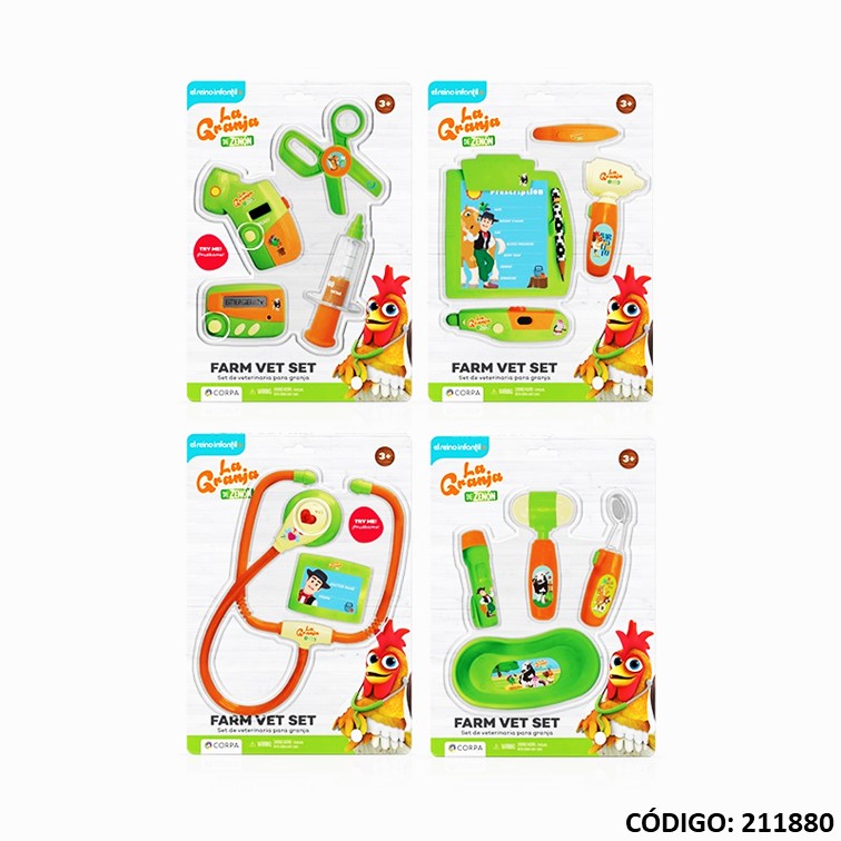 Juegos multiscope set de veterinaria lgzv121