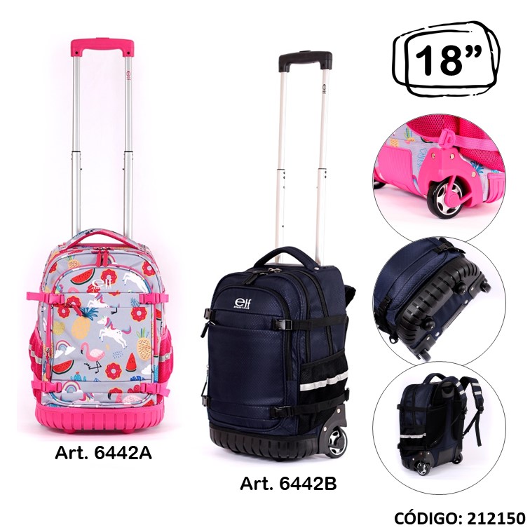 Mochila carro elf 18"" 6442 base goma