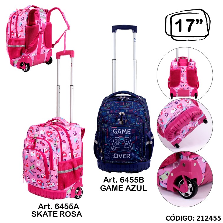 Mochila carro elf 17"" 6455 base goma