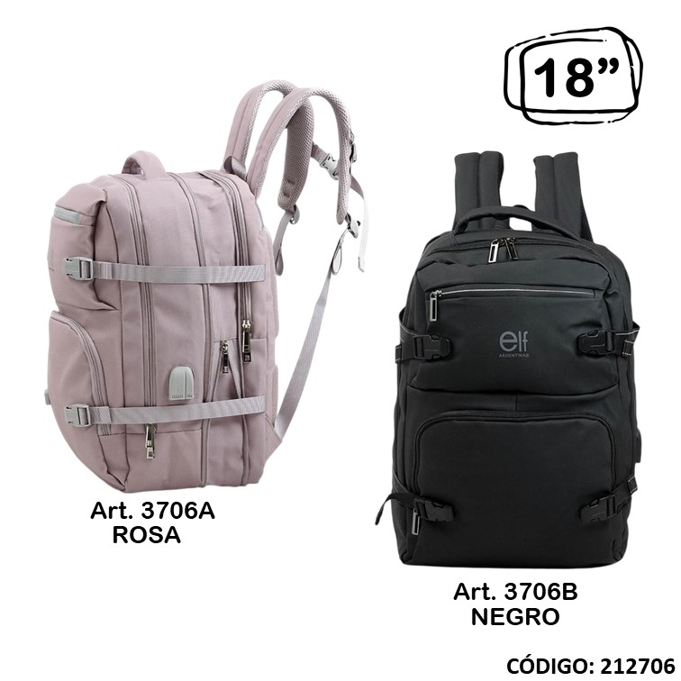 Mochila portanot. elf 18"" 3706