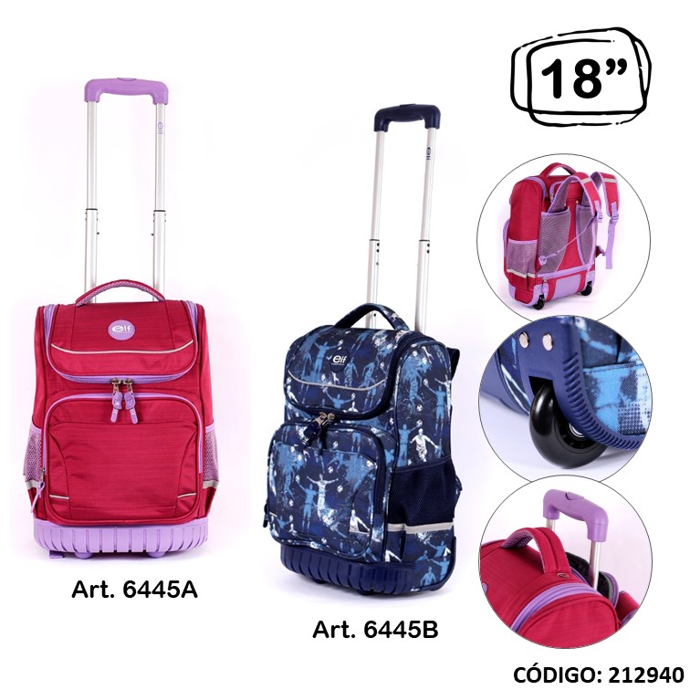 Mochila carro elf 18"" 6445 base goma