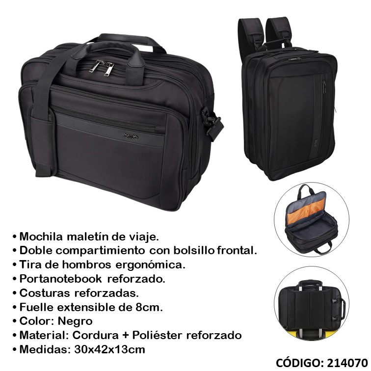 Mochila portanot. biwo 18"" rusia maletin b73190