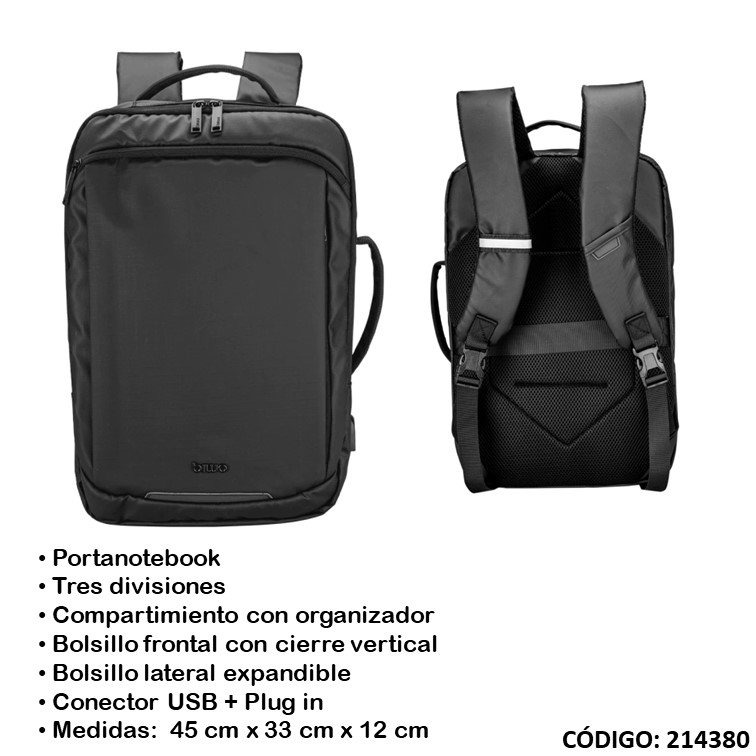 Mochila portanot. biwo 18"" san pablo b73425