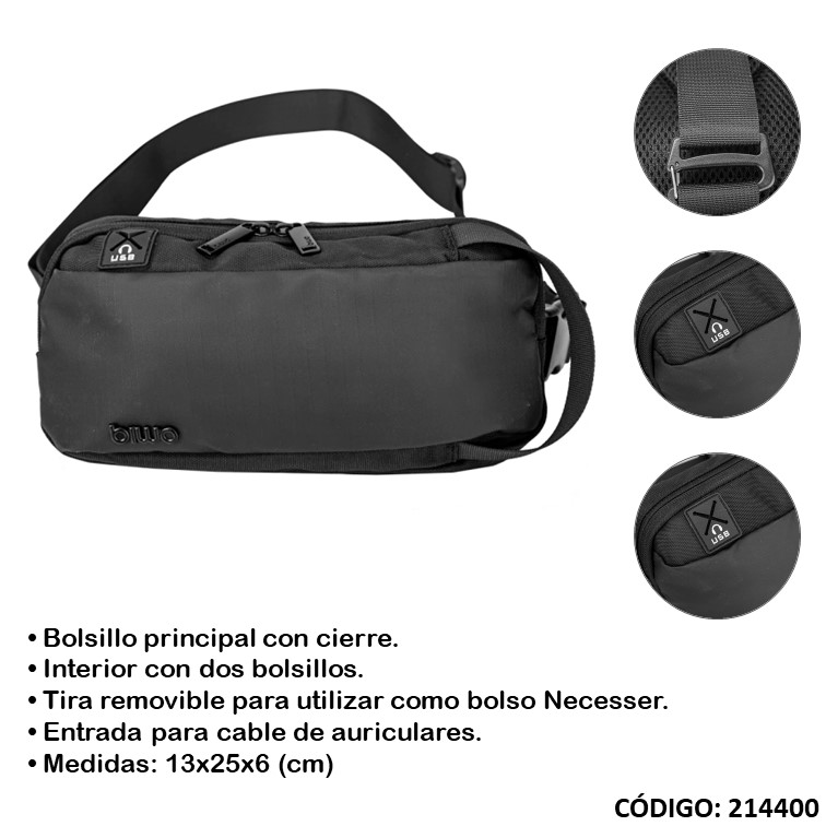 Bolso bandolera biwo buenos aires b73424