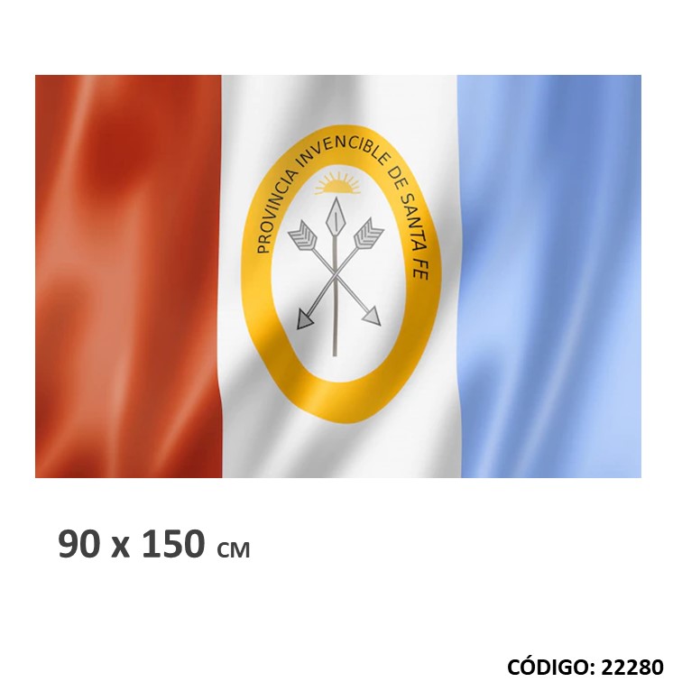 Bandera poliam. 90x150 santa fe