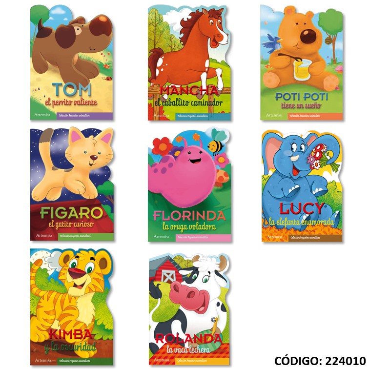 Libro cuen pequeños animalitos (may) -224