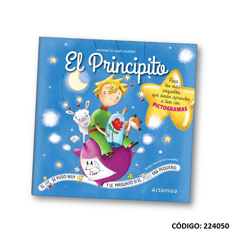 Libro cuen el principito c/pictogramas -250