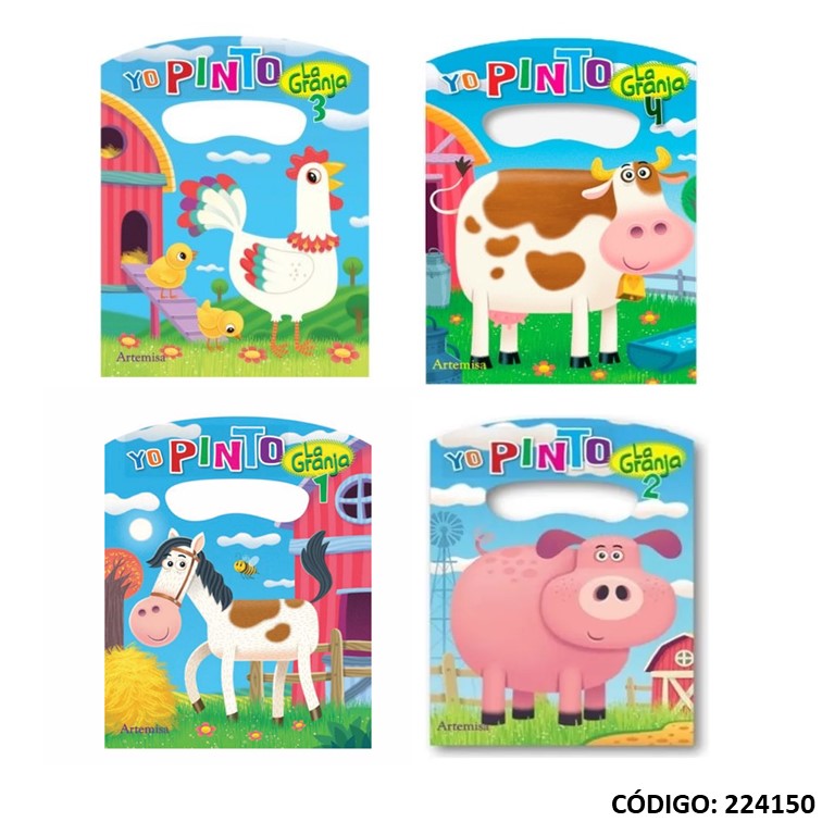 Libro pint yo pinto la granja -349
