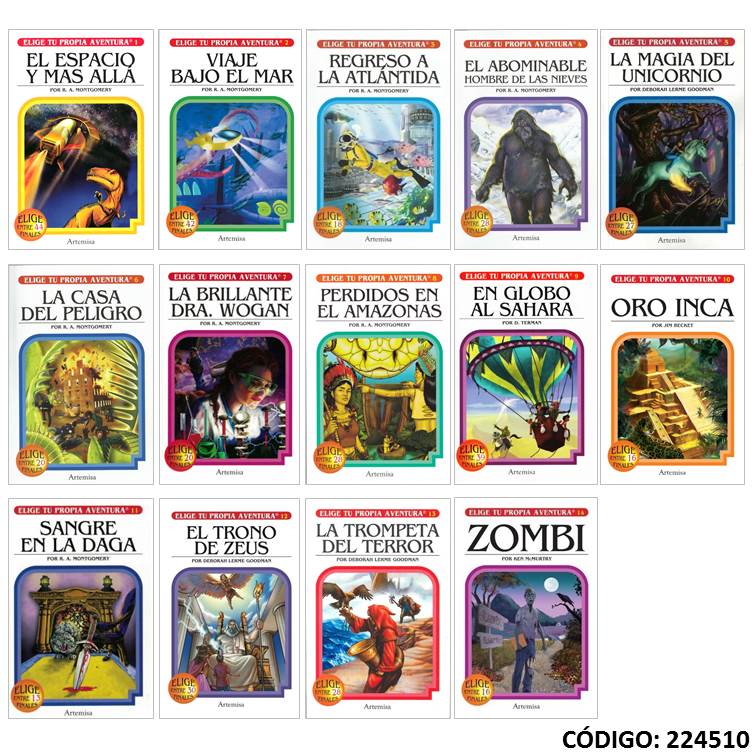 Libro cuen elige tu propia aventura -258